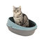 Nice Care Eco Caixa de areia Redonda azul para gatos, , large Indicador imagem número 1